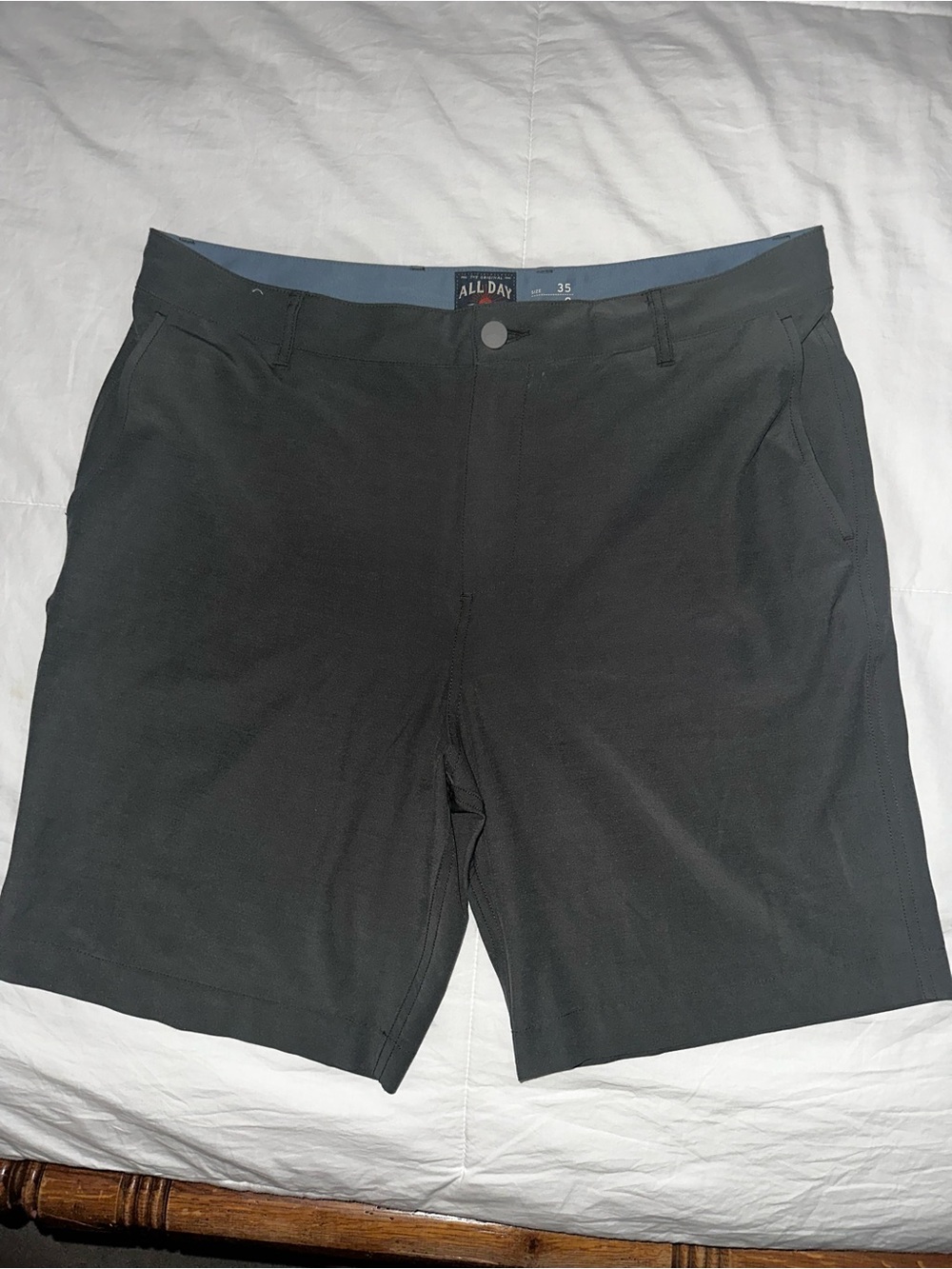 EUC! Faherty All Day 9" Gray Shorts - Waist 35